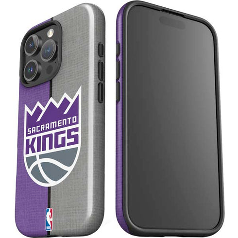 NBA Sacramento Kings Split Canvas iPhone 16 Pro Impact Case